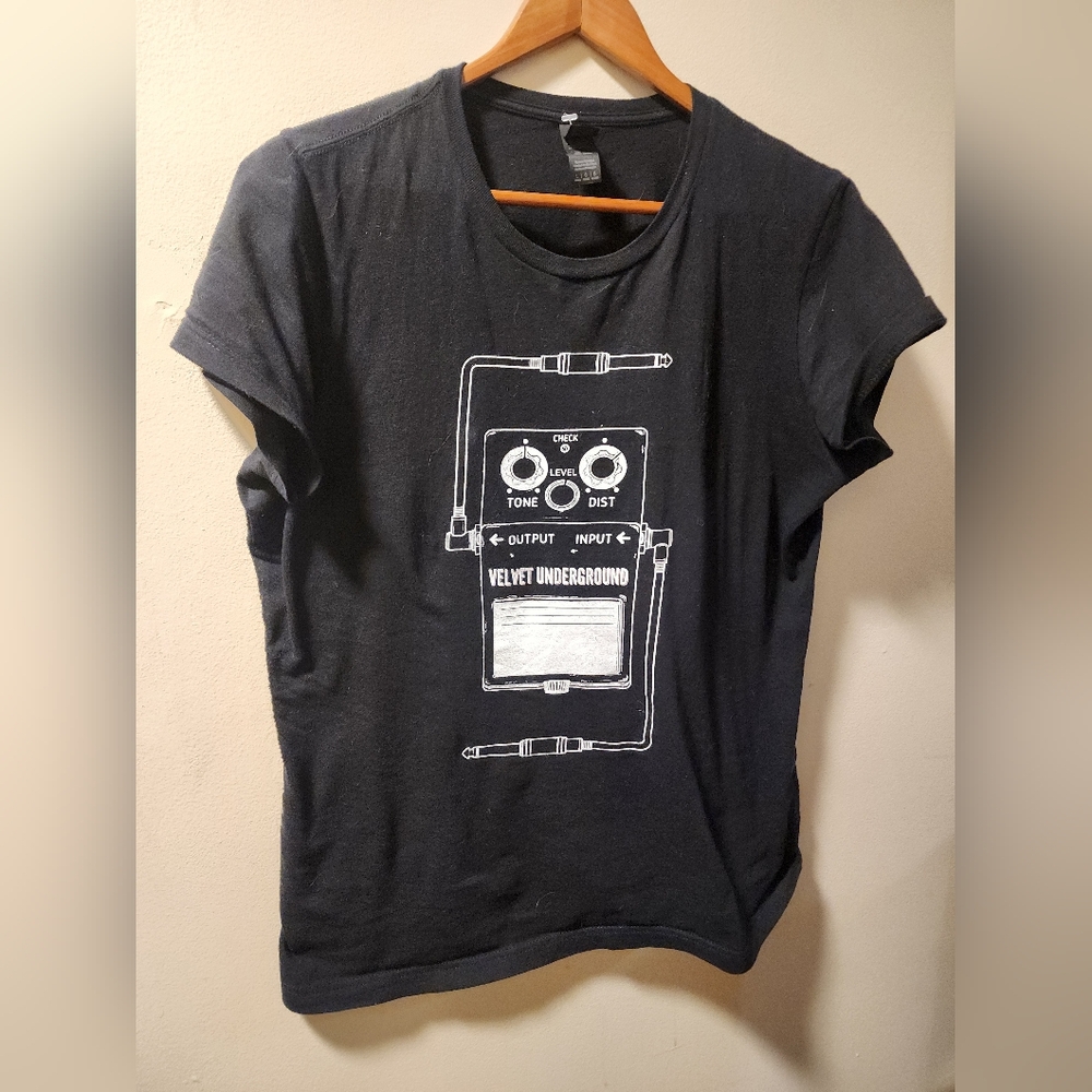 Gildan Softstyle Black Tee - Velvet Underground Design